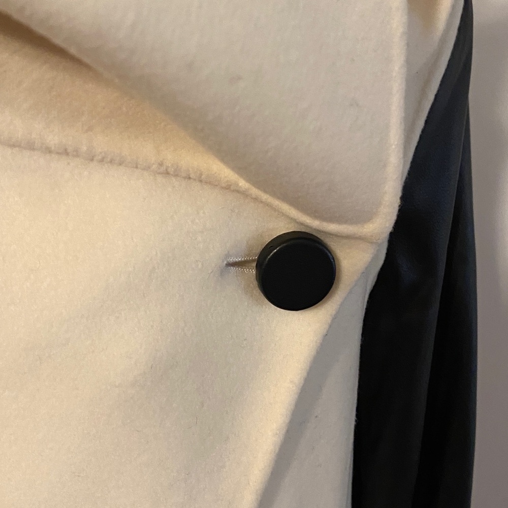 Mackage Wool Coat with Lambskin Sleeves - Picture 8 of 11